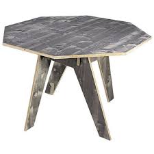 Tisch Mit Achteck Design Und Stecksystem Aus Holz Werkhaus