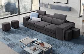 Maybe you would like to learn more about one of these? Divano 3 Posti Con Piano Estraibile E 4 Pouf Sotto I Braccioli Nazionale Salotti