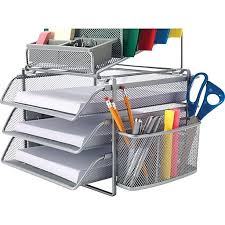 Maybe you would like to learn more about one of these? Staples All In One Silver Wire Mesh Desk Organizer 27642 Staples Desk Organization Office Office Organization At Work Desk Organization
