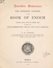The Ethiopic Version Of The Book Of Enoch Charles R H Robert Henry 1855 1931 Free Download Borrow And Streaming Internet Archive