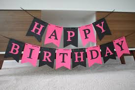 Birthday Banner With Picture Black Pink Banner Paris Birthday Party Paris Birthday Etsy Rock And Roll Birthday Paris Birthday Parties Paris Birthday