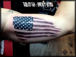 Black American Flag Tattoo Forearm Simple Military Flag Tattoo Design For Bicep With Images American Flag Tattoo Flag Tattoo Tattoos For Guys