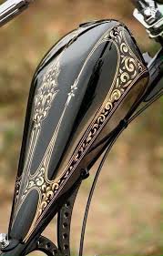 Black And Gold Motorcycle Paint Jobs Nice Paint Motorcycle Painting Motorcycle Art Motorcycle Art Painting