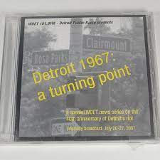 Detroit 1967 a Turning Point Special 40th Anniversary of Detroit's Riot CD  for sale online | eBay