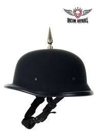 When You Want To Stand Out Flat Black German Novelty Motorcycle Helmet With Spike Novelty Helmets Novelty Motorcycle Helmets Helmet