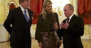 Russian President Vladimir Putin Speaks To King Willem Alexander Of The Netherlands And Queen Maxima In Moscow Russia Friday Nov 8 2013
