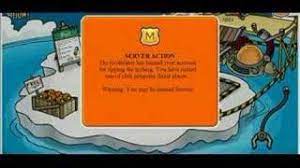 Once invited go to the ski village. Tipping The Club Penguin Iceberg Know Your Meme