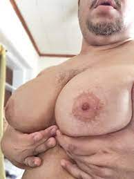 Naked man boobs