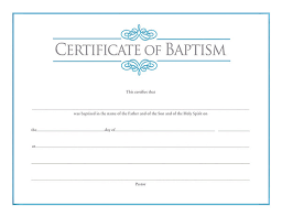 We made 9+ new designs for this certificate of baptism template. Baptism Certificate Cokesbury