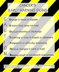 Picking up on risk factors and warning signs could save an individual from a lifetime of suffering. Sign Of Disease