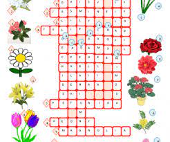 See the almanac's complete list of flower meanings. Flowers Crossword