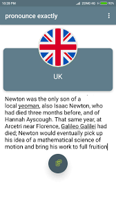 Speaker has an accent from glasgow, scotland. Pronounce Exactly For Android Apk Download