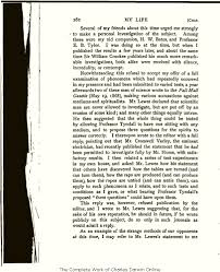 Wallace A R 1905 My Life A Record Of Events And Opinions London Chapman And Hall Volume 2