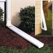 Amazon Com Downspout Extension White 3 To 6 Long Metal Detectors Gizmos Gadgets Patio Lawn Garden Backyard Drainage Downspout Lawn And Garden