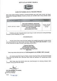 Jabatan kerja raya negeri kedah ditubuhkan pada 19.10.1955. Jkr Perak On Twitter Sebutharga Kerja Kerja Membekal Memasang Dan Mentauliah Sistem Perkakasan Ehadir Di 21 Cawangan Daerah Kecil Dan Stor Cawangan Jabatan Kerja Raya Negeri Perak Untuk Muat Turun Dokumen Sila