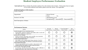 It is a skill that helps individual's checks their work; Sample Job Performance Reviews Terat