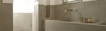 Salle de bain tadelakt blanc. Tadelaktpro Claylime Enduit Nature