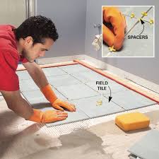 How To Install Ceramic Tile Floor In The Bathroom Ceramic Floor Tiles Tile Floor Diy Tile Floor
