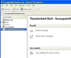 Using Yahoo On Thunderbird Mail Writing Email Client Email Server