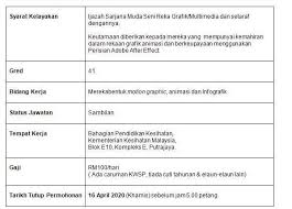 Jawatan kosong terkini yang diiklankan adalah seperti berikut: Jawatan Kosong Kkm Kerja Kosong Kerajaan