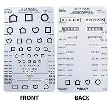 Child Recognition Eye Card Eye Cards Eye Charts Vision