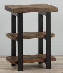 Rough Pine End Table In 2020 Rustic End Tables End Tables Diy End Tables