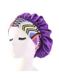 Hirigin Adjust Women Bonnet Cap Salon Shower Sleep Hair Head Cover Wide Band Elastic Hat Walmart Com In 2021 Hair Bonnet Cap Hair Silk Bonnet