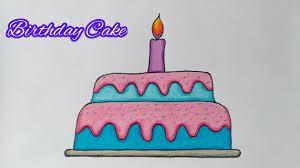 Sebagai seorang ibu, tentu saja ingin memberikan perayaan di hari spesial si kecil. Menggambar Kue Ulang Tahun Cara Menggambar Dan Mewarnai Kue Ulang Tahun Youtube
