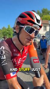 After a gutsy ride to the finish with help from the team, hear from Geraint  Thomas after his crash