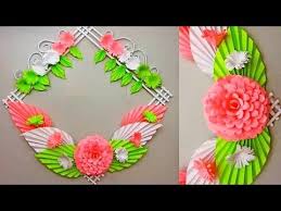 Diy Simple Home Decor 28 Wall Door Decoration Hanging Flower Paper Craft Ideas 30 Youtube Paper Flowers Craft Paper Flowers Paper Crafts