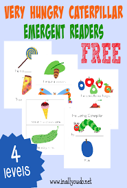 I am so excited to share brand new updated the very hungry caterpillar printables with you! Very Hungry Caterpillar Emergent Readers In All You Do