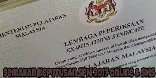 Cara mendapatkan slip keputusan spm. Semakan Keputusan Spm 2017 Online Sms