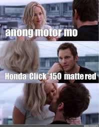 Somics Meme Anong Motor Mo Honda Click 150 Matte Red Comics Meme Arsenal Com