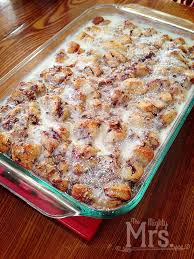 Easy Cinnamon Roll Casserole Recipe Cinnamon French Toast Bake Recipes Toast Recipes