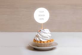 Cupcake Topper Mock Up Instant Digital Jpg Download Birthday Etsy Cupcake Toppers Mockup Topper
