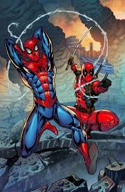 Spider-man and Deadpool Holographic Print - Etsy UK