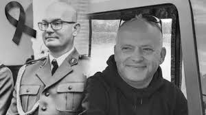 Wrocław. Aspirant sztabowy Ireneusz Michalak i aspirant sztabowy Daniel  Łuczyński. "Wypełnili do końca słowa roty policyjnego ślubowania. Oddali  własne życie"