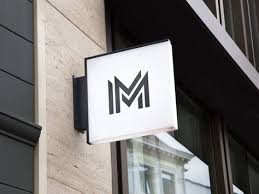Hanging Wall Sign Mockup 5 Graphicburger Monument Signs Wall Logo Logo Sign
