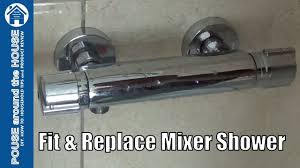 Find the washer on the bottom end of the valve stem, and take it off. How To Change A Shower Bar Valve Shower Mixer Install Replace Youtube