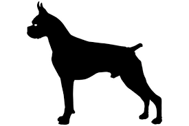 You can copy, modify, distribute and perform the work, even for commercial purposes, all. Boxer Dog Silhouette Graphic By Idrawsilhouettes Creative Fabrica
