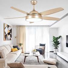 The 4 blade design will ensure maximum air delivery and. Ceiling Fan Chandelier With Led Light And 5 Blades Champagne Remote Control For Home Decorat Living Room Ceiling Fan Ceiling Fan Chandelier Ceiling Fan Bedroom