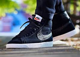 Ou Acheter Les Nike Blazer Mid Prm Vintage Croc Chaussures Habillees Pour Hommes Nike Blazer Chaussures De Sport Mode