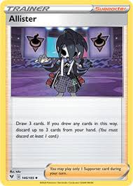 A few days ago i drew bede's league card which can be found here or here. Allister Vivid Voltage Tcg Card Database Pokemon Com