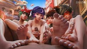 blizzard entertainment, overwatch, overwatch 2, d.va, juno (overwatch) - R34  Vault