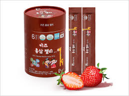Thạch hồng sâm Baby P Health Hàn Quốc vị dâu tây, 30 gói