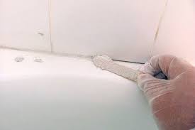 Those who have bathtubs in their bathrooms, use caulk for caulking bathtub to the wall. No More Caulking Use Grout Around Your Bathtub Elisa Bethlam S Blog