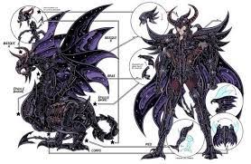 espectros de hades rhadamanthys de wyvern 聖闘士星矢 描画 闘士