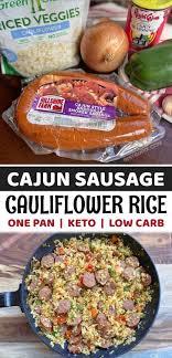 Easy Cajun Cauliflower Rice Recipe In 2021 Recipes Low Carb Keto Recipes Low Carb Dinner Recipes