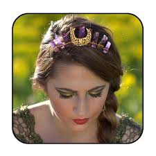 Amazon.com: Formery Moon Amethyst Quartz Headband Gold Purple Raw Crystal  Headpiece Halloween Witch Fairy Elf Hair Accessories for Women and Girls :  Clothing, Shoes & Jewelry