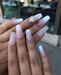 32 Unbiased Report Exposes The Unanswered Questions On Pretty Nails Acrylic Classy Beautiful Nails Design With Rhinestones Prom Nails Diamond Nail Art Design